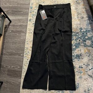Black Wide-Leg Trousers